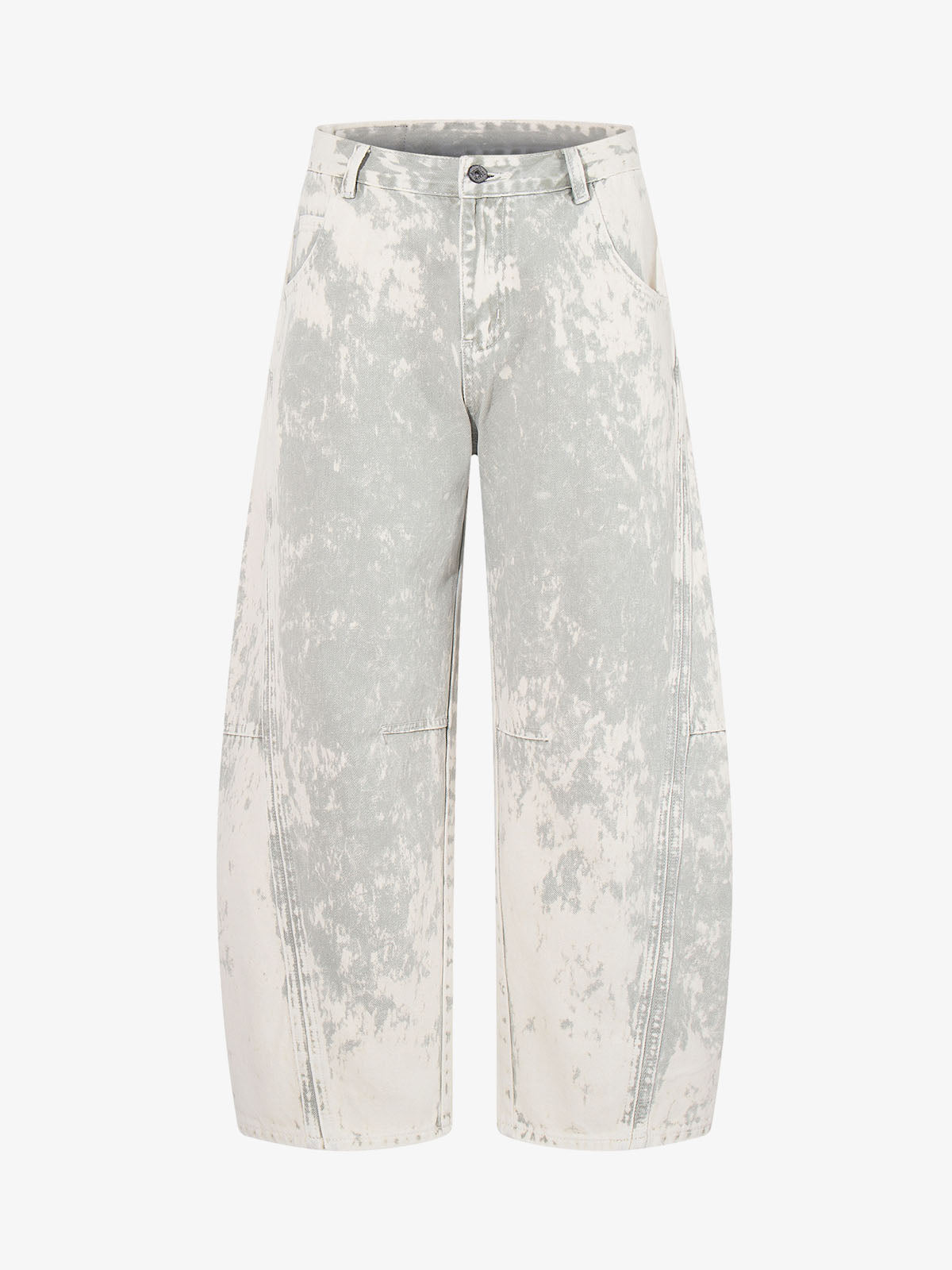 Revelse™ Paint Effect Distressed Denim Jeans