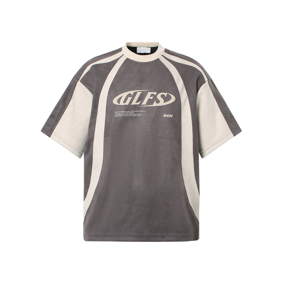 Revelse™ Color Blocking Retro Style Graphic T-Shirt