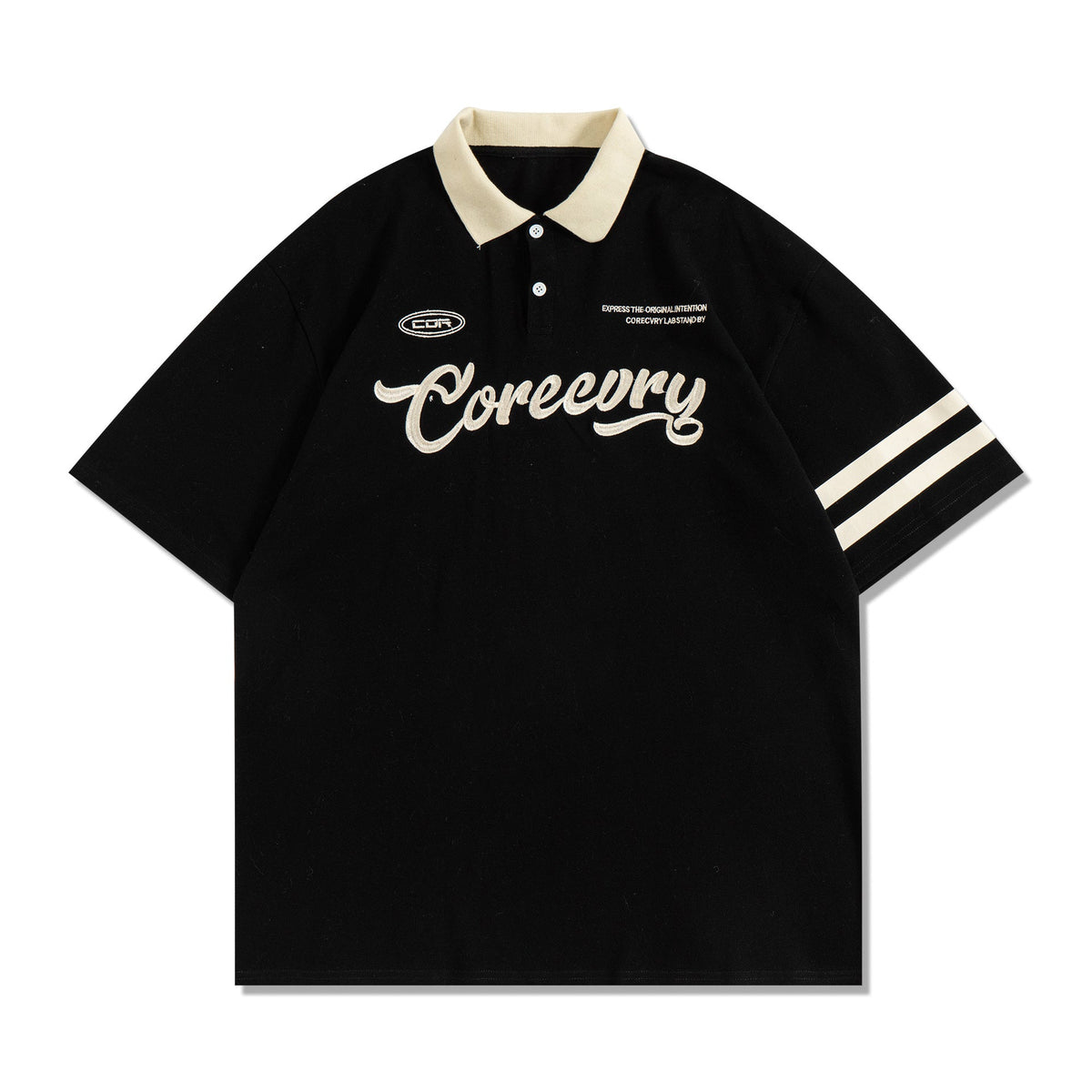 Revelse™ Embroidered Varsity Polo Shirt for Men