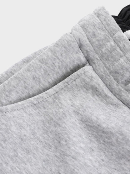 Revelse™ Wide-Leg Cotton Joggers with Side Stripe Panels
