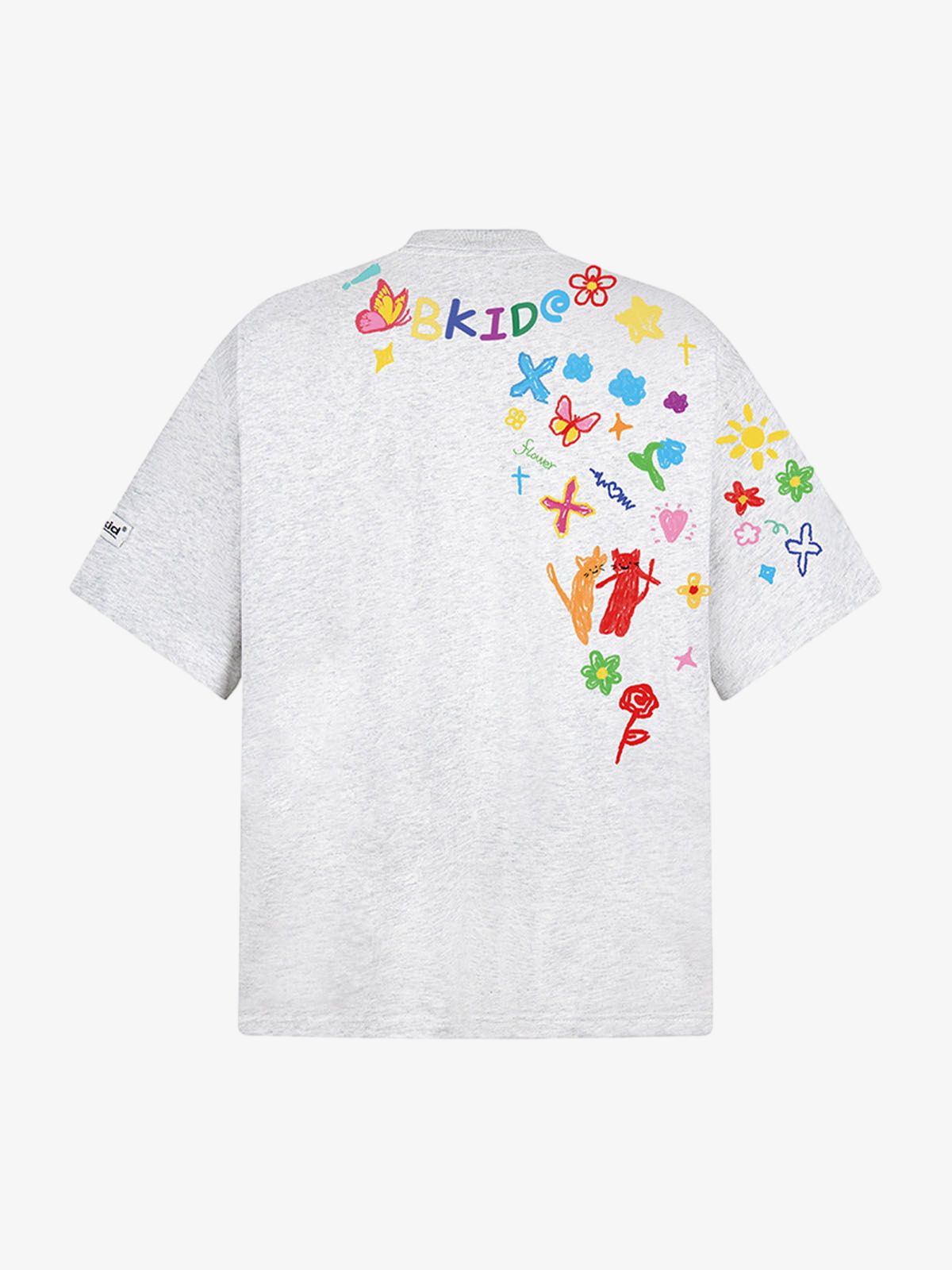 Revelse™ Retro Hand-Painted Graffiti Art T-Shirt