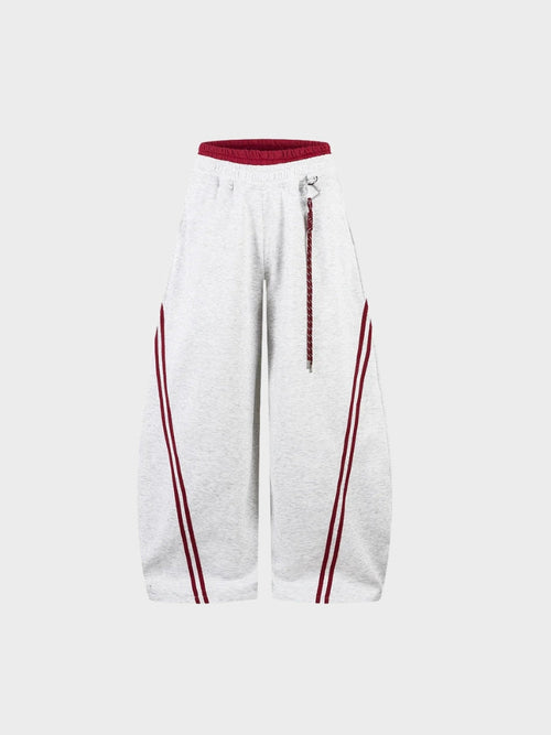 Revelse™ Cotton Blend Balloon-Leg Joggers with Contrast Waistband