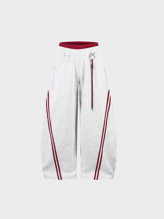 Revelse™ Cotton Blend Balloon-Leg Joggers with Contrast Waistband