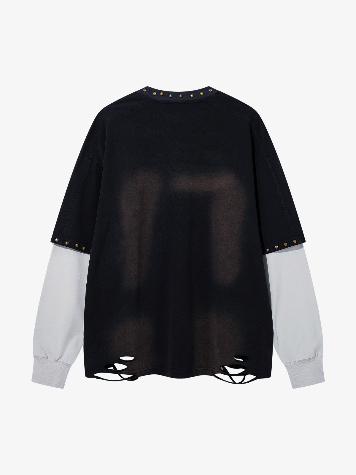 Long sleeve graphic T-shirt styled for an alternative streetwear look