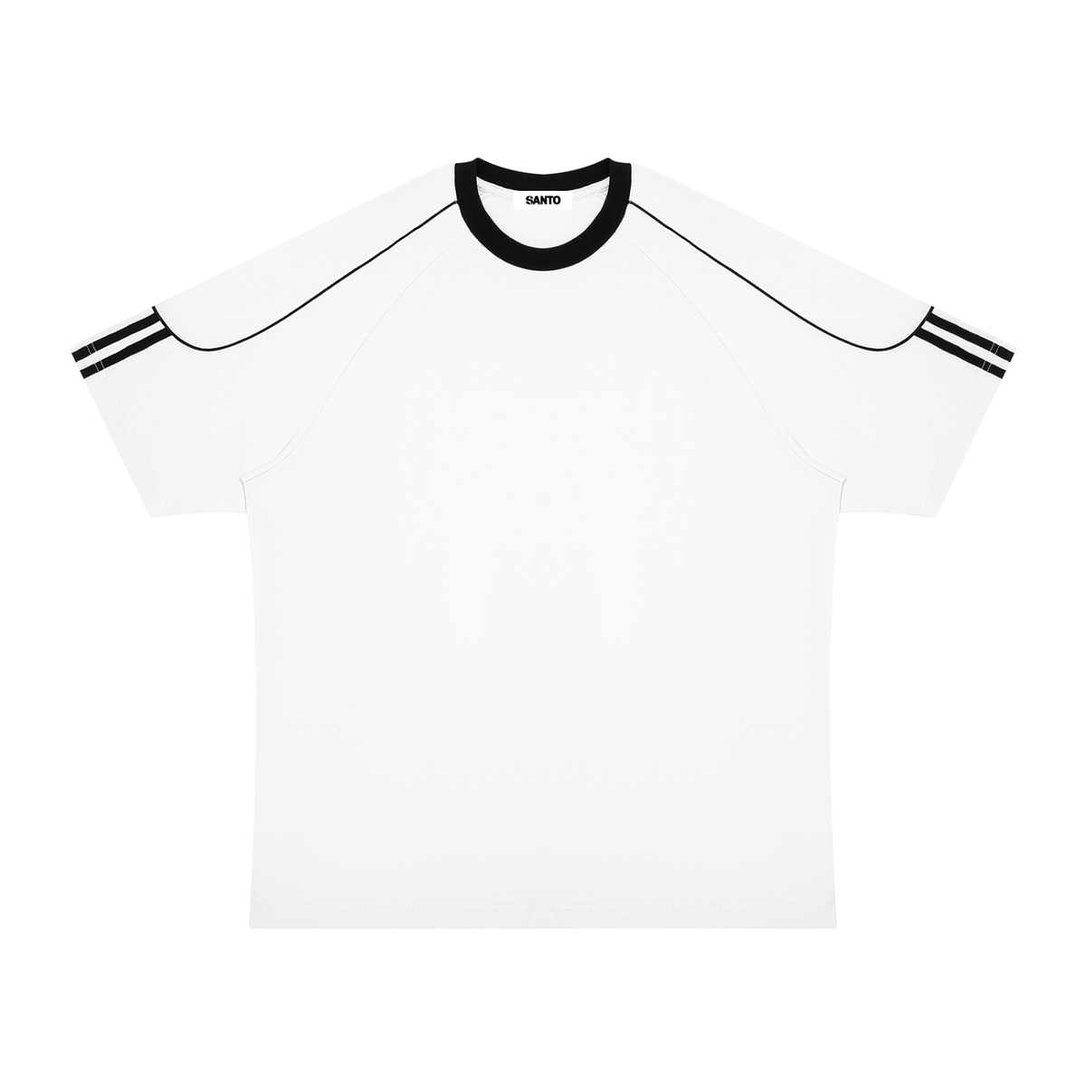 Colour Block Cotton T-Shirt