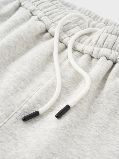 Revelse™ Oversized Cotton Blend Tracksuit Set Light Grey