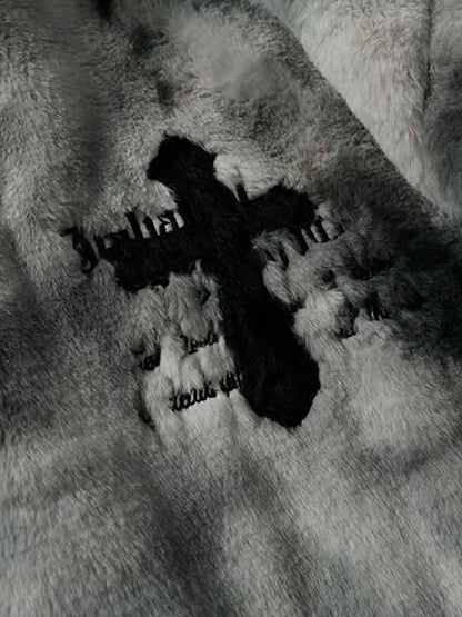 Revelse™ Heavy-Duty Faux Lambswool Tie-Dye Urban Jacket
