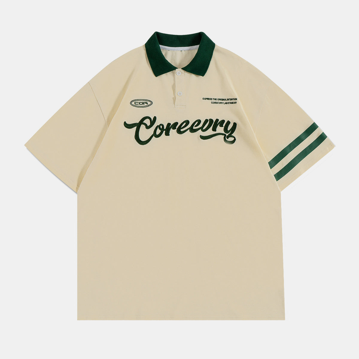 Revelse™ Embroidered Varsity Polo Shirt for Men