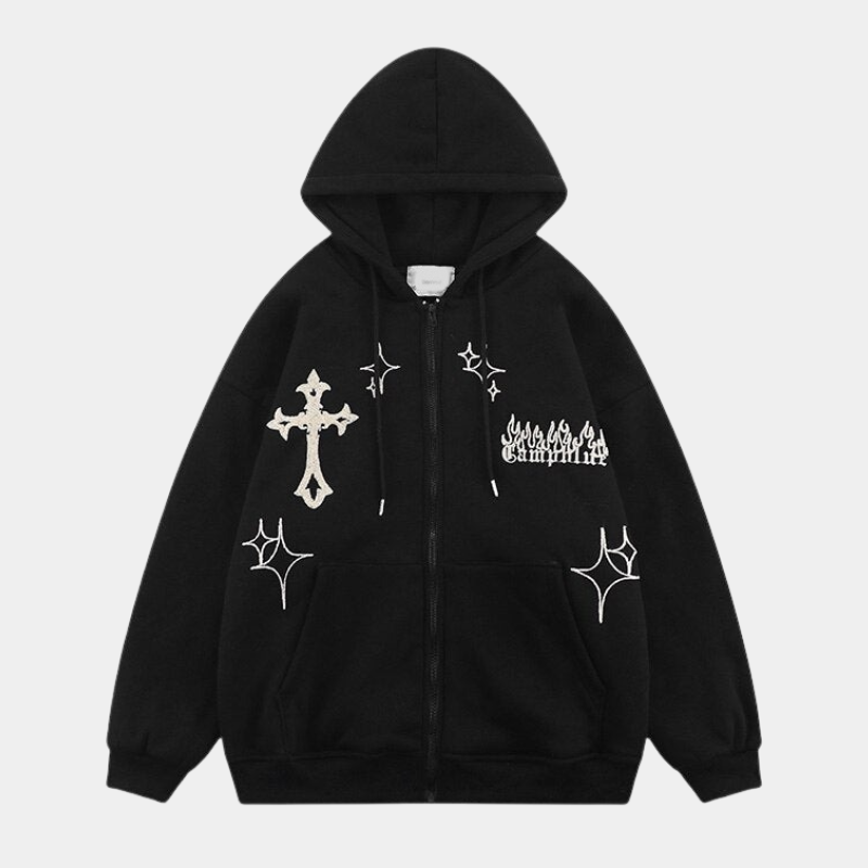 Revelse™ Oversized Zipper Hoodie for Women and Men
