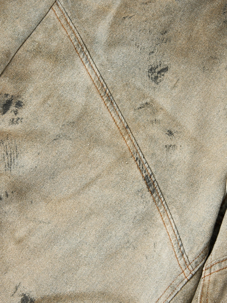 Revelse™ Cotton Washed Denim Capri Jorts Light Coffee