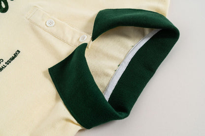Revelse™ Embroidered Varsity Polo Shirt for Men