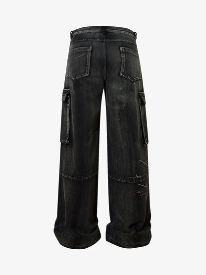 Revelse™ Embroidered Hip-Hop Street Style Jeans