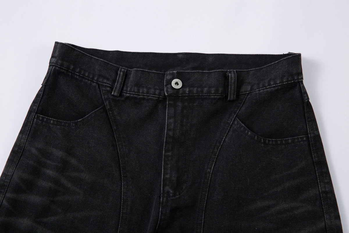 Revelse™ Distressed Washed Multi-Pocket Denim Jeans