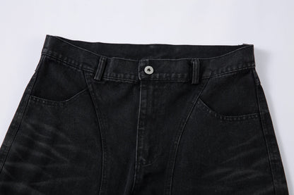 Revelse™ Distressed Washed Multi-Pocket Denim Jeans