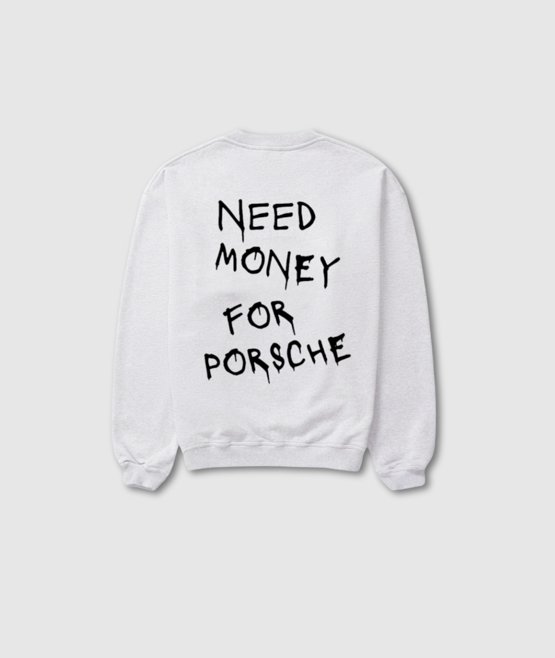 Revelse™ Unisex Cotton Crewneck Sweatshirt With Back Slogan