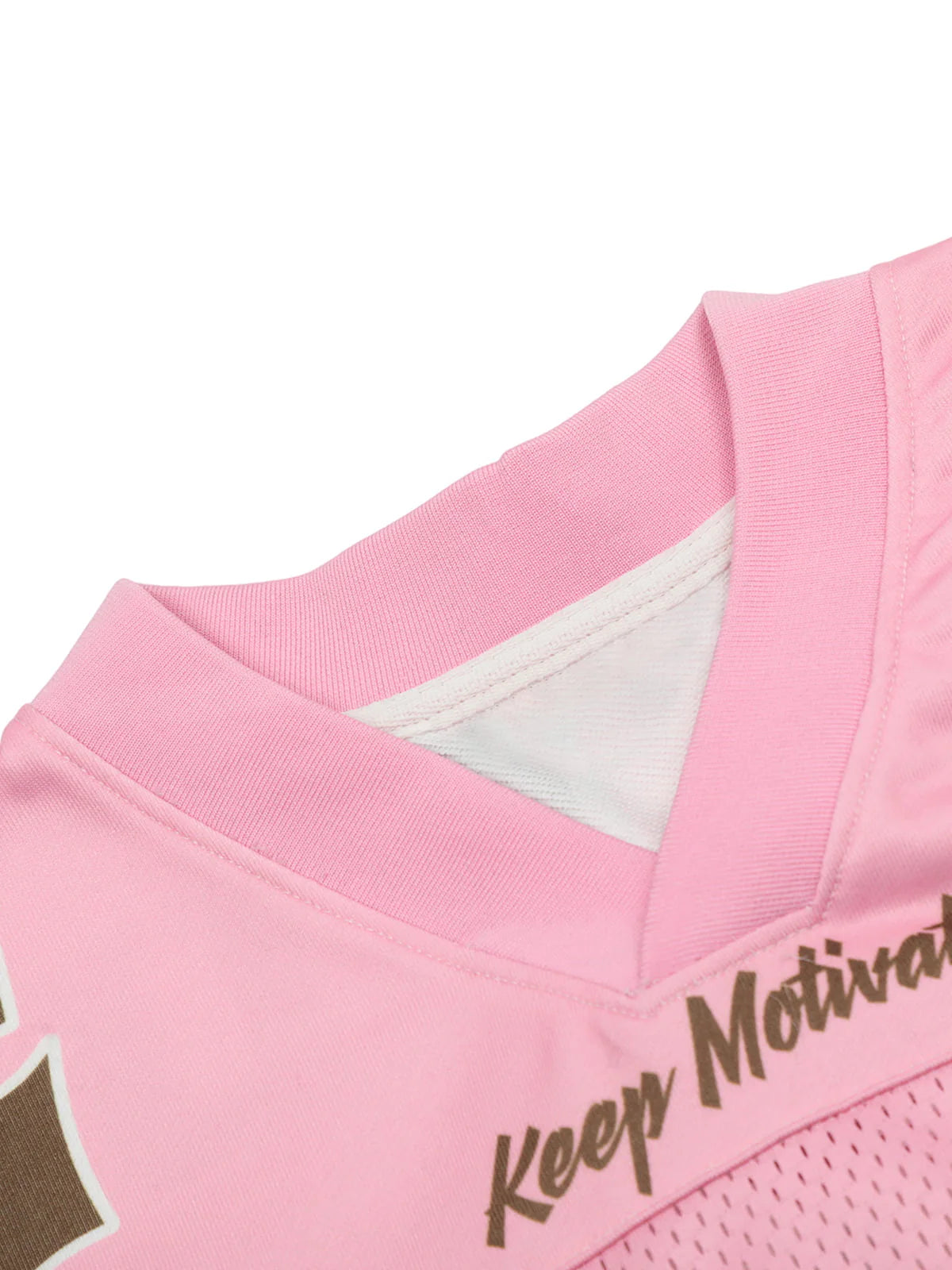 Revelse™ Flame Print Mesh Pink Jersey Top