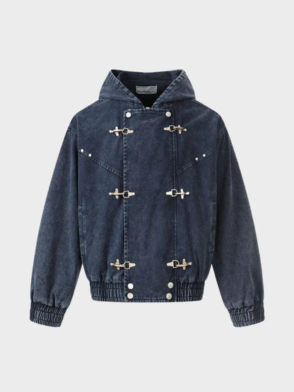 Revelse™ Cotton Denim Toggle Jacket