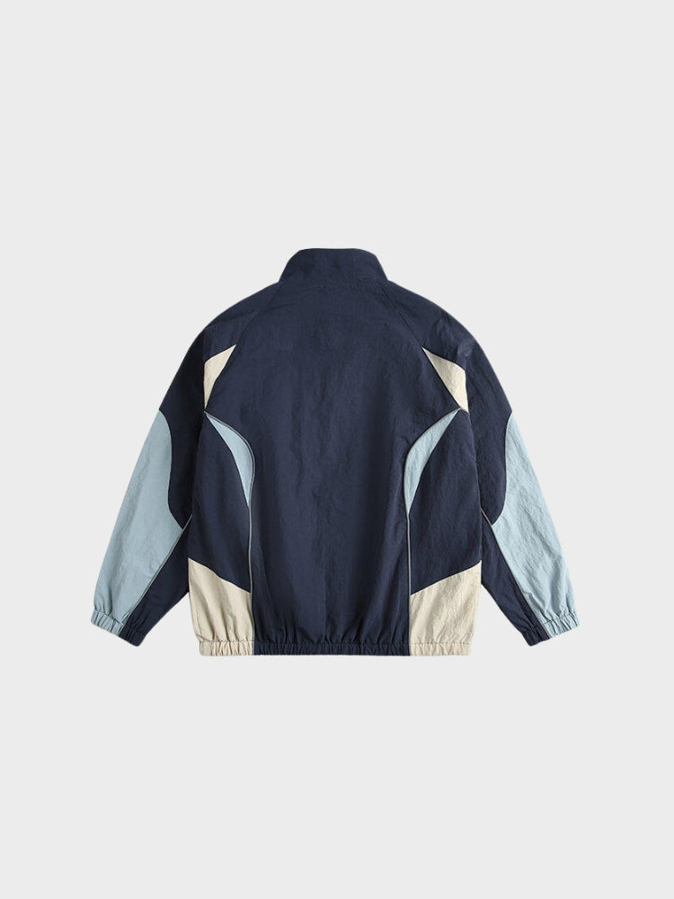 Revelse™ Polyester Stand Collar Track Jacket Lightweight