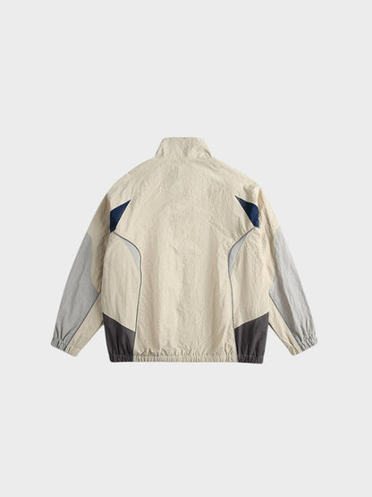 Revelse™ Polyester Stand Collar Track Jacket Lightweight