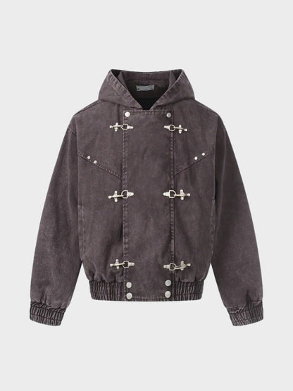 Revelse™ Cotton Denim Toggle Jacket