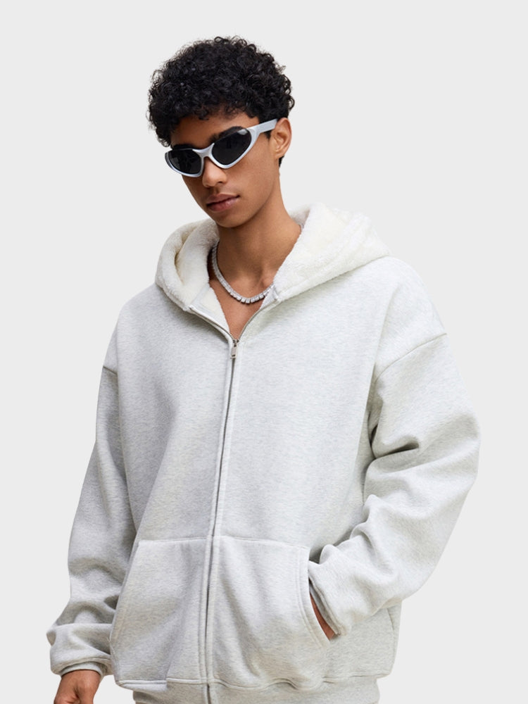 Revelse™ Full-Zip Fleece Hoodie Loose Fit