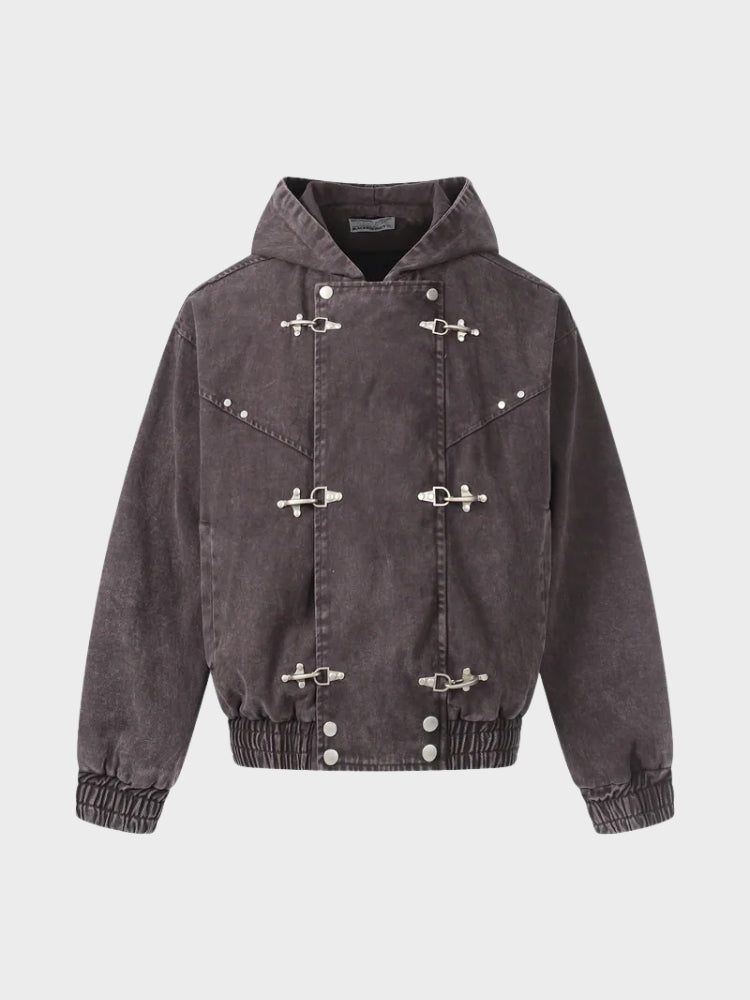 Revelse™ Cotton Denim Toggle Jacket