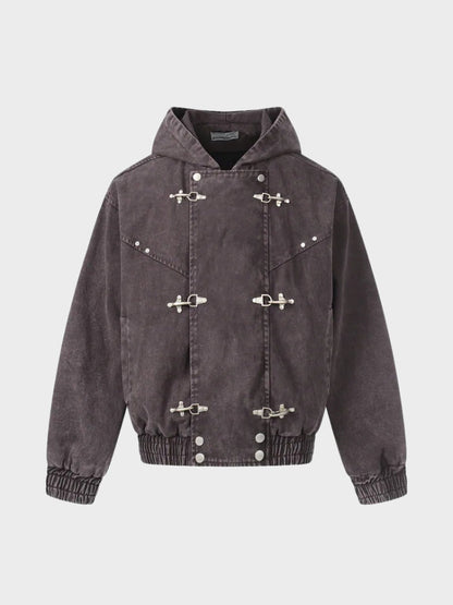 Revelse™ Cotton Denim Toggle Jacket