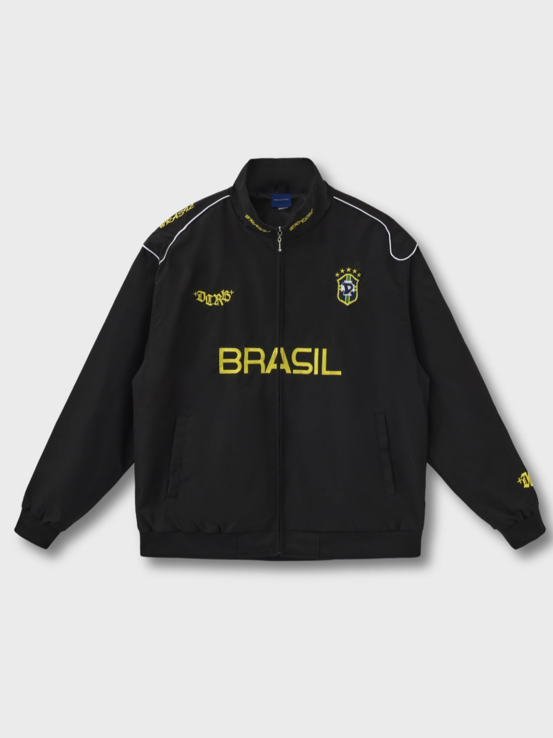 Football Track Jacket With Embroidered Number 9