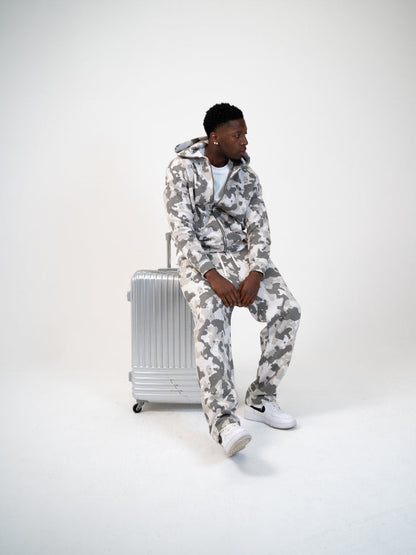 Revelse™ Oversized French Terry Camo Tracksuit Set