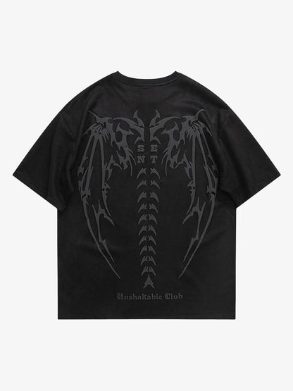 Revelse™ Vintage Skeleton Graphic T-Shirt
