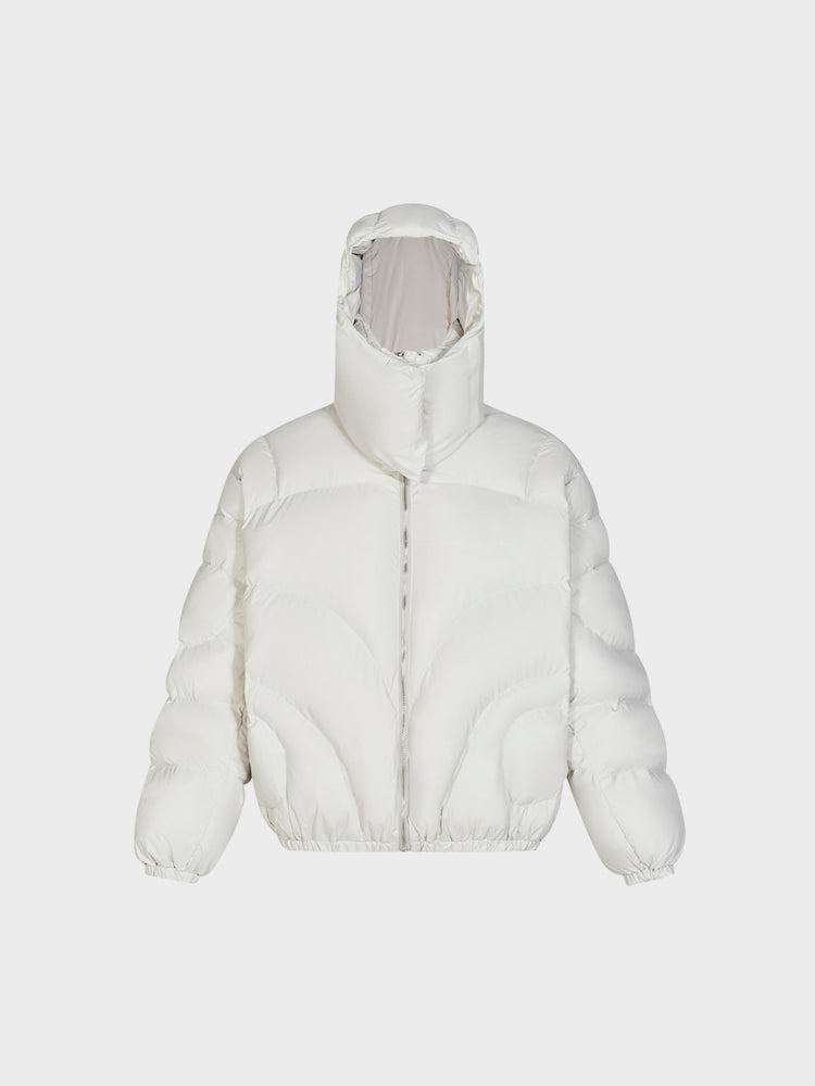 Revelse™ Puffer Jacket Quilted Stand Collar With Removable Hood
