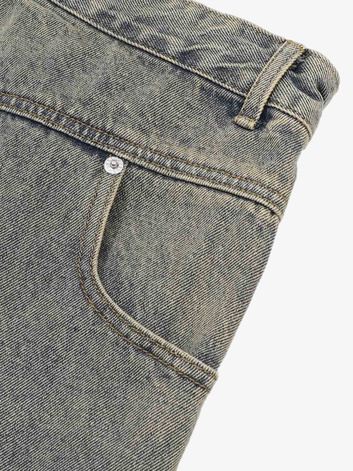 Revelse™ Men's Ripped Distressed Denim Jacket and Pants Set