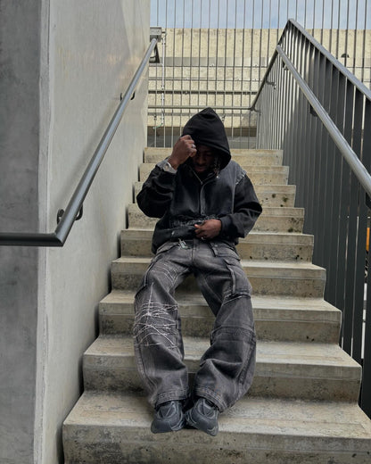 Revelse™ Embroidered Hip-Hop Street Style Jeans