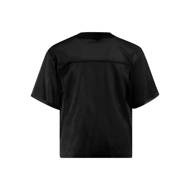Revelse™ Oversized Mesh 777 Jersey Top