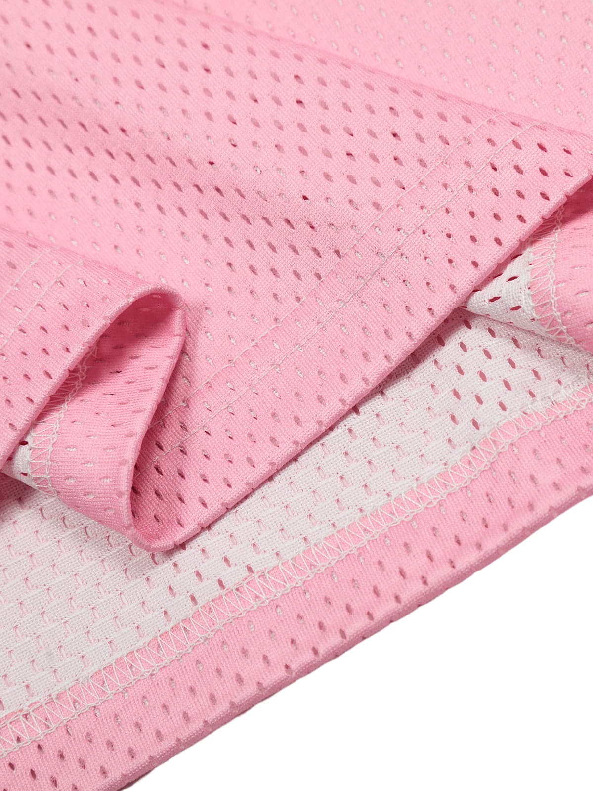 Revelse™ Flame Print Mesh Pink Jersey Top