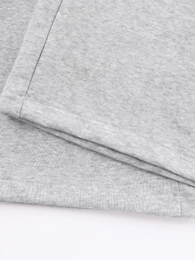 Revelse™ Wide-Leg Cotton Joggers with Side Stripe Panels