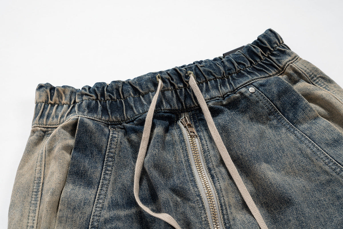 Revelse™ Wide Leg Multi-Pocket Loose Fit Straight Jeans