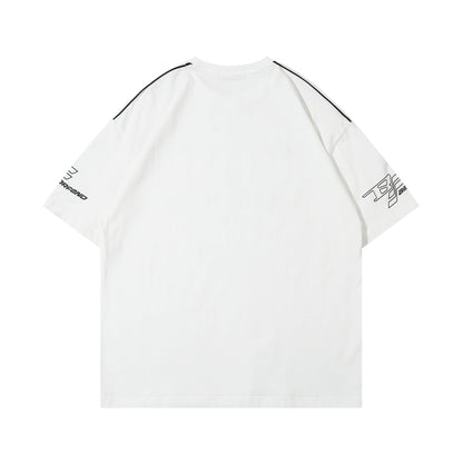 Revelse™ Oversized Varsity Racing Graphic T-Shirt