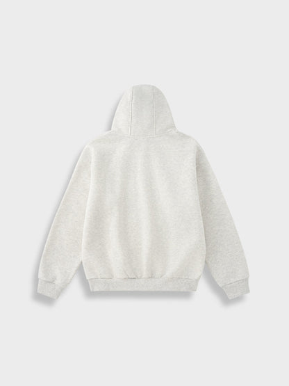 Revelse™ Oversized Cotton Blend Tracksuit Set Light Grey