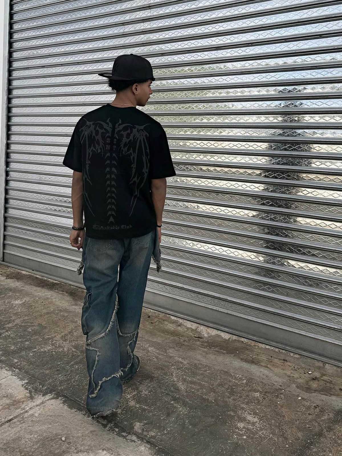 Revelse™ Vintage Skeleton Graphic T-Shirt