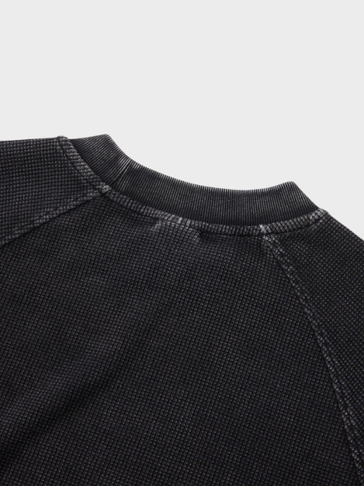 Revelse™ Waffle Knit Graphic Print Relaxed T-Shirt