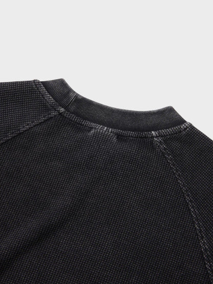 Revelse™ Waffle Knit Graphic Print Relaxed T-Shirt