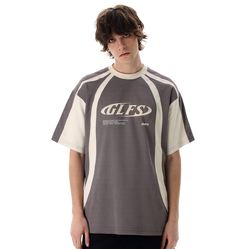 Revelse™ Color Blocking Retro Style Graphic T-Shirt
