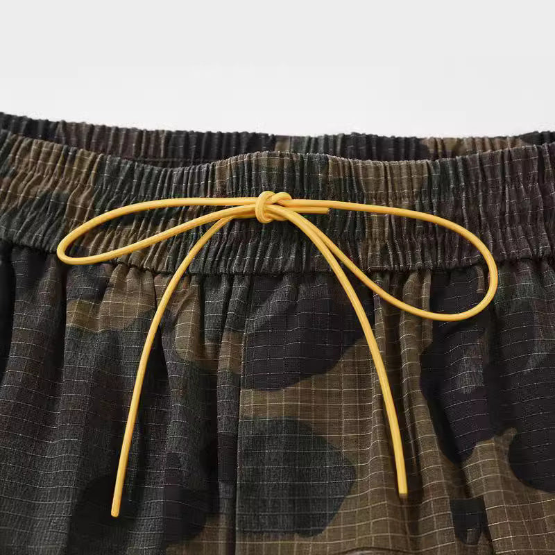 Revelse™ Men's Camo Cargo Shorts Streetwear Utility Style