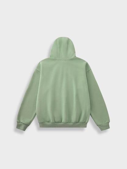 Revelse™ Oversized Cotton Blend Hoodie and Jogger Tracksuit Set Light Green