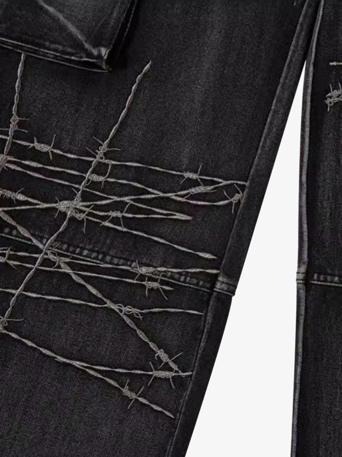 Revelse™ Embroidered Hip-Hop Street Style Jeans