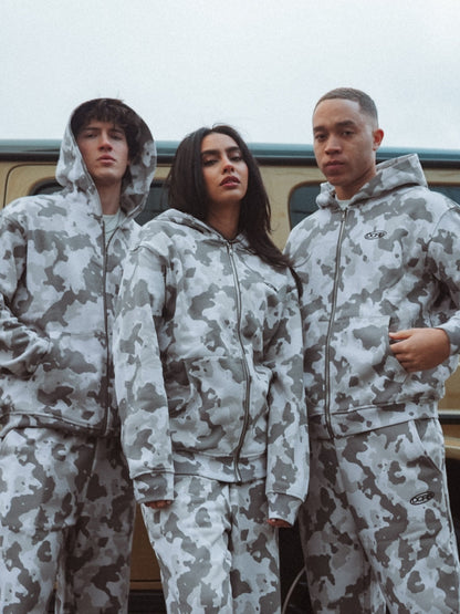 Revelse™ Oversized French Terry Camo Tracksuit Set