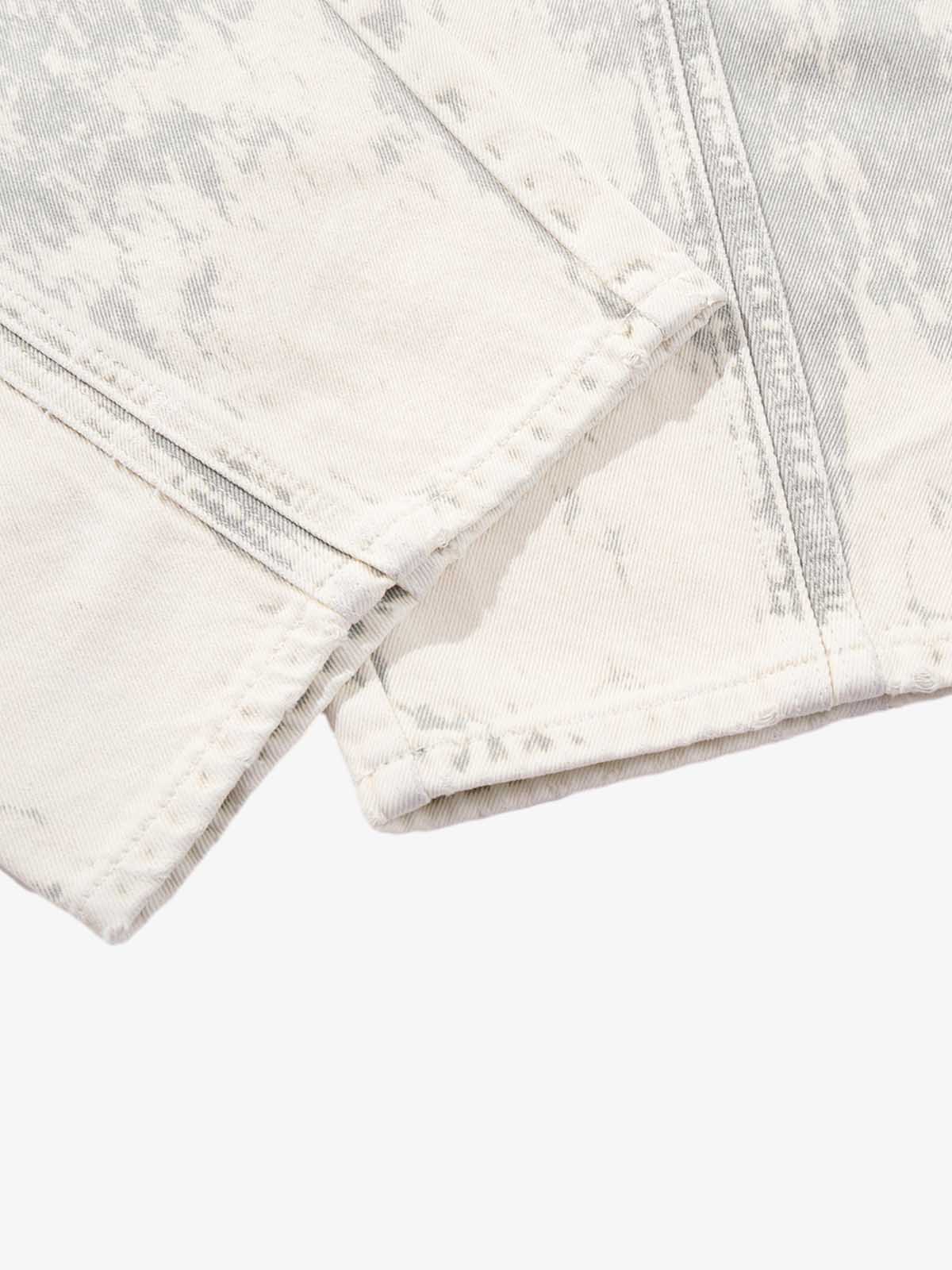 Revelse™ Paint Effect Distressed Denim Jeans