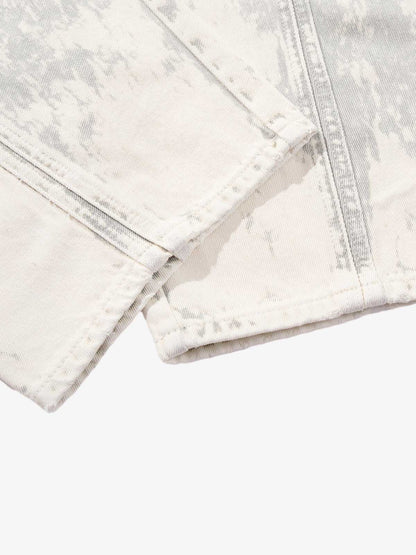 Revelse™ Paint Effect Distressed Denim Jeans