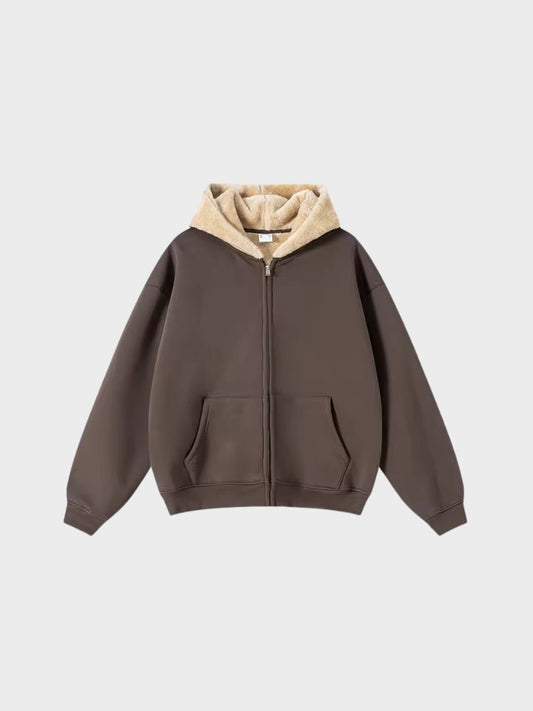 Revelse™ Full-Zip Fleece Hoodie Loose Fit